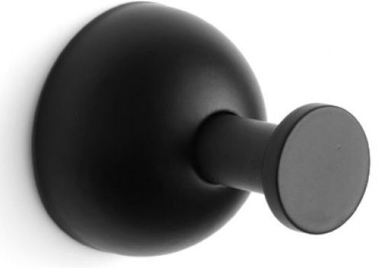 Kapitan Single Wall-Mounted Bathroom Hook Inox Black