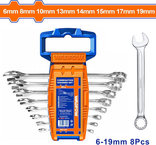 Wadfow German Polygon Set with Size from 10mm to 19mm 8pcs