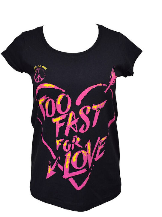 Women's Athletic T-shirt Black