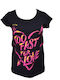 Women's Athletic T-shirt Black