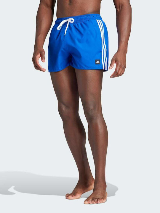 Adidas 3-stripes Clx Swim Men's Swimwear Shorts Blue