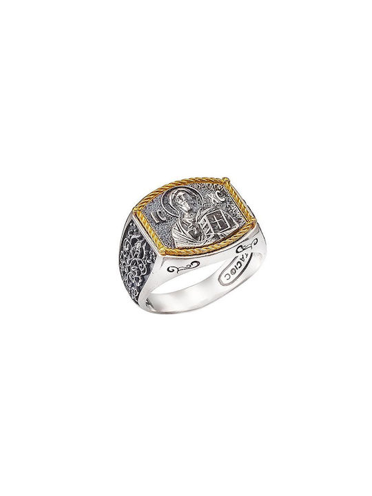 Paraxenies Women's Ring from Silver Gold Plated