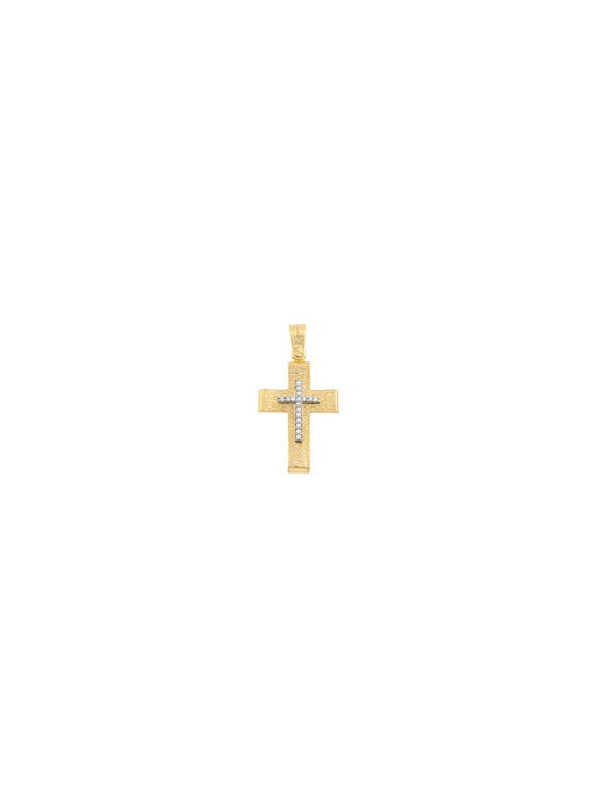 VRjewels Women's Gold Cross 14K