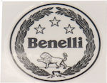 Benelli Wappen-Aufkleber Silber