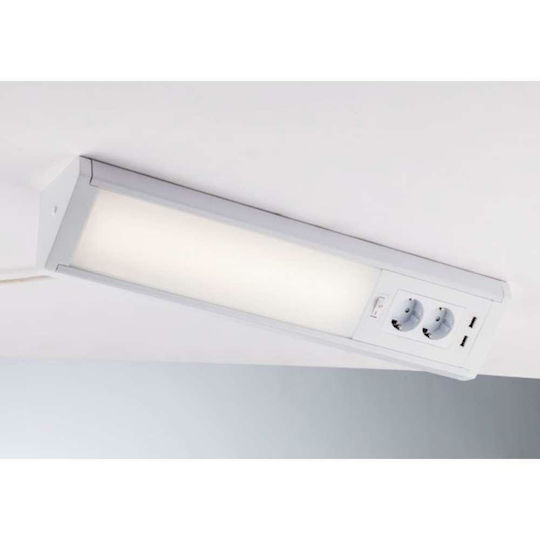Fan Europe Φωτιστικό Πάγκου Κουζίνας LED 15W Φυσικό Λευκό με Πρίζα Μ78.5xΒ9.2xΥ9.2εκ.