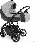 Camarelo Zeo Verstellbar 2 in 1 Baby Kinderwagen Geeignet für Neugeborene Gray