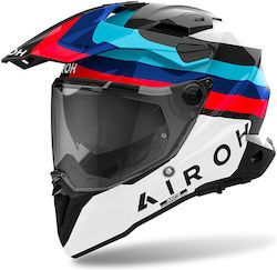 Airoh Commander 2 Doom Black gloss Motorradhelm Ein-Aus ECE 22.06