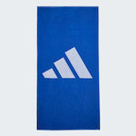 Adidas Blue Cotton Beach Towel