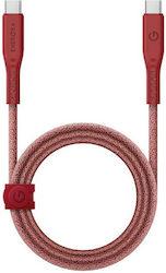 Energea USB 2.0 Cable USB-C Male - USB-C 240W PD Red 1.5m