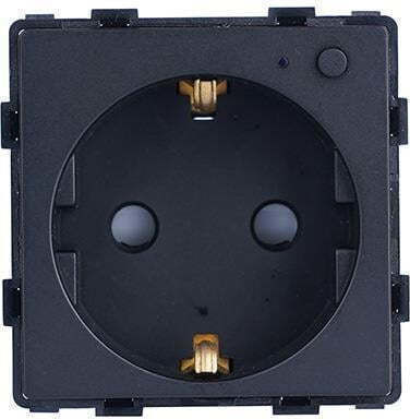 Smart Single Power Socket Black