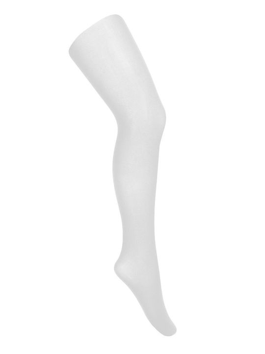 Carlomagno Kinderstrumpfhose White.