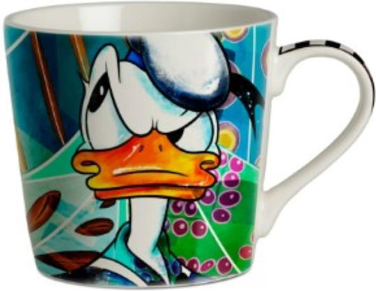 Egan Italy Donald Duck Becher aus Porzellan Mehrfarbig 430ml