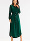 Awama Midi Rochie Verde