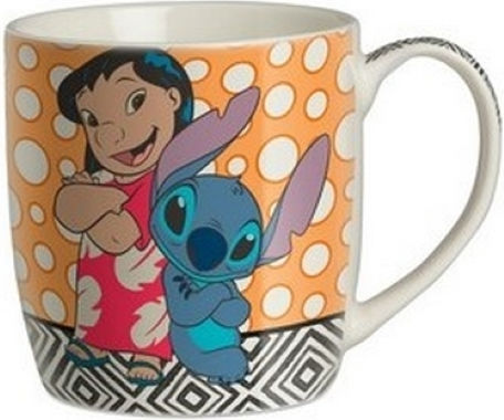 Egan Italy Lilo&Stitch Becher aus Porzellan Mehrfarbig 360ml