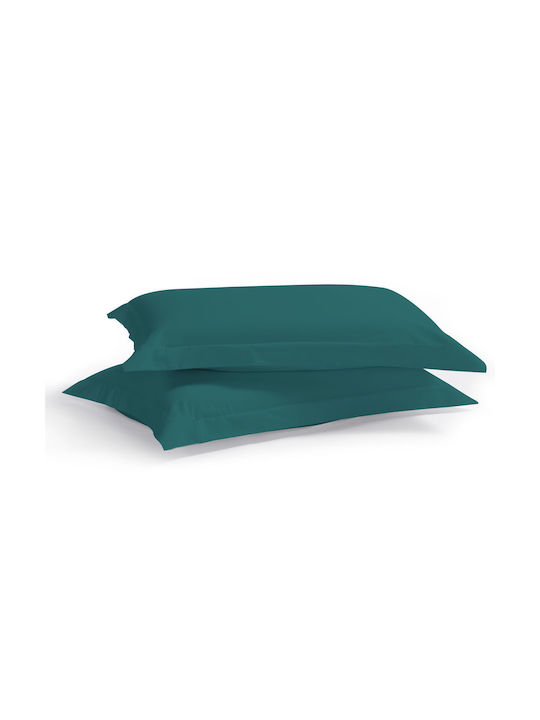 Aslanis Home Satin Plain Pillowcase Set Oxford ...