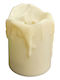 Marhome Dekorative Lampe Wachs-Politur Ecru 08-00-23348