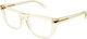 Bottega Veneta Plastic Eyeglass Frame Beige BV1258O 004