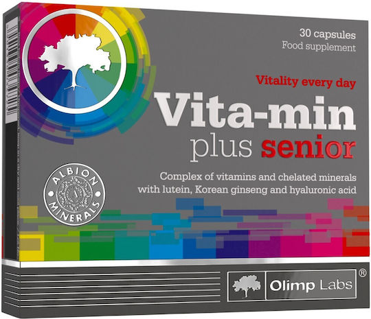Olimp Sport Nutrition Vita-min Plus Senior Мултивитамини Senior 30 Капсули