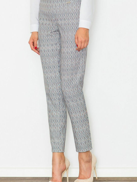 Figl Women's High-waisted Fabric Trousers