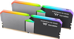 Thermaltake ToughRAM XG RGB D5 32GB DDR5 RAM με 2 Modules (2x16GB) και Ταχύτητα 6600 για Desktop