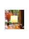 Aigostar Metal Table Lamp for Socket E14 with White Shade and Base