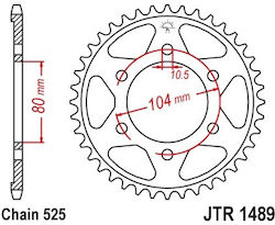 Kawasaki Rear Sprocket for Kawasaki Z1000 Kawasaki Rear Sprocket for Kawasaki Z1000