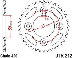 Honda Pinion spate pentru Honda Val