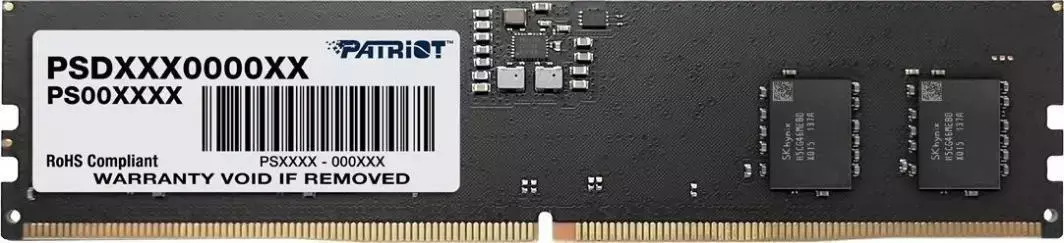 Patriot Signature DDR5 με Module 1x16GB και Ταχύτητα 5600 για Desktop