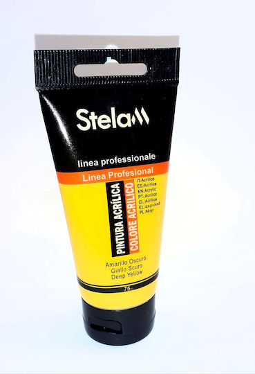 Stelan Ακρυλικό Χρώμα Ζωγραφικής Deep Yellow 75ml