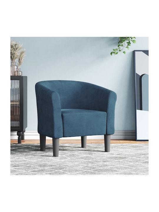 Armchair 70x56x68cm Dark Blue