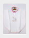 Raison D' Etre Hooded Baby Poncho Pink