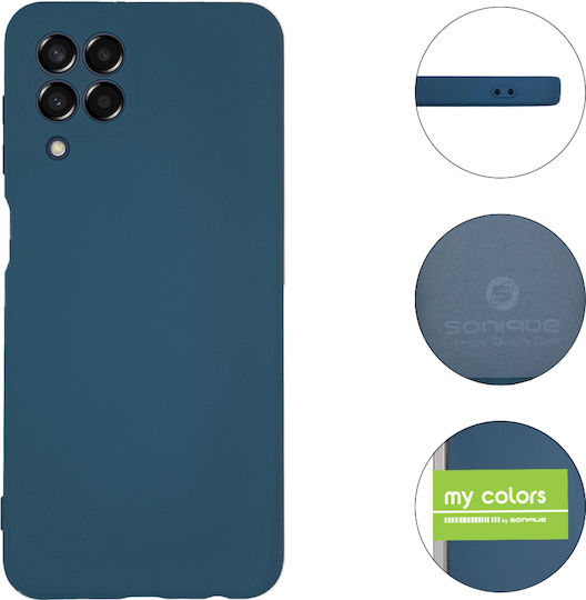 Sonique Back Cover Σιλικόνης Navy Μπλε (Galaxy M33)
