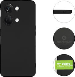 Sonique Back Cover Silicone Black (OnePlus Nord 3)