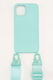 Luigi Strap Back Cover Silicone with Strap Turquoise (IPHONE 12, IPHONE 12PRO)