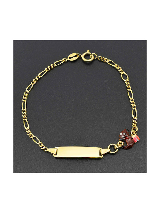 Kids Silver ID Bracelet for Girl