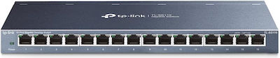 TP-LINK TL-SG116 v1.2 Unmanaged L2 PoE Switch με 16 Θύρες Gigabit (1Gbps) Ethernet