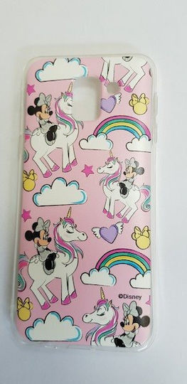 Disney Minnie Back Cover Ροζ (Galaxy J6)