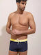 Men's Swimwear Shorts Navy Blue with Patterns