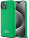 Lacoste Silicone Magsafe Back Cover Plastic Green (iPhone 15 Plus)