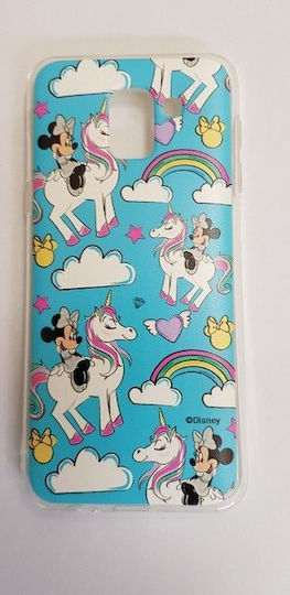 Disney Minnie Back Cover Albastru (Galaxy J6)