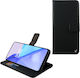 Volte-Tel Allure Magnet Book Synthetic Leather / Silicone Black (OnePlus 9)