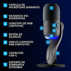 Logitech Yeti Ενσύρματο Μικρόφωνο Επιτραπέζιο Logitech Yeti Ενσύρματο Μικρόφωνο Επιτραπέζιο