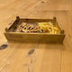 Nakaro Wood Carrier Serving Basket Wooden with Dimensions 30x20x30cm 1pcs