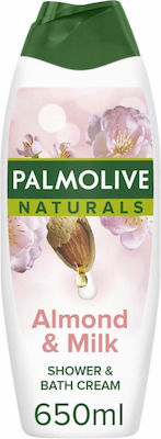 Palmolive Naturals Almond & Milk Baie cremoasă (1x650ml) 650ml