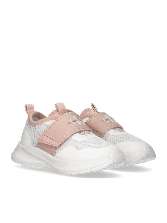 Παιδικά Sneakers με Σκρατς Λευκά