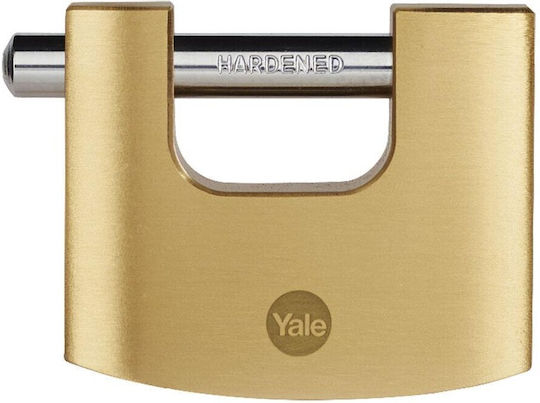 Yale Ορειχάλκινο Λουκέτο Τάκου με Κλειδί 80mm