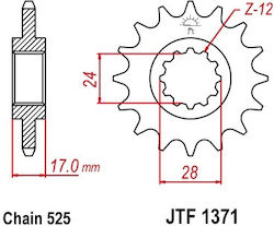 FE Sprockets Vorderes Ritzel