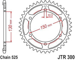 FE Sprockets Hinteres Ritzel