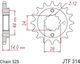FE Sprockets Γρανάζι Μπροστά