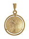 Pendant Kids Talisman Double Sided Constantine from Gold 9K ΚΩ000163